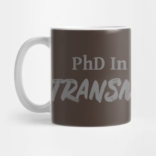 PhD in School of Transmutation DND 5e Pathfinder RPG Role Playing Tabletop RNG Mug